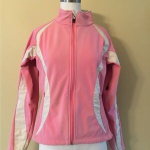 Obermeyer Women's Pink Jacket w detachable faux fur collar.